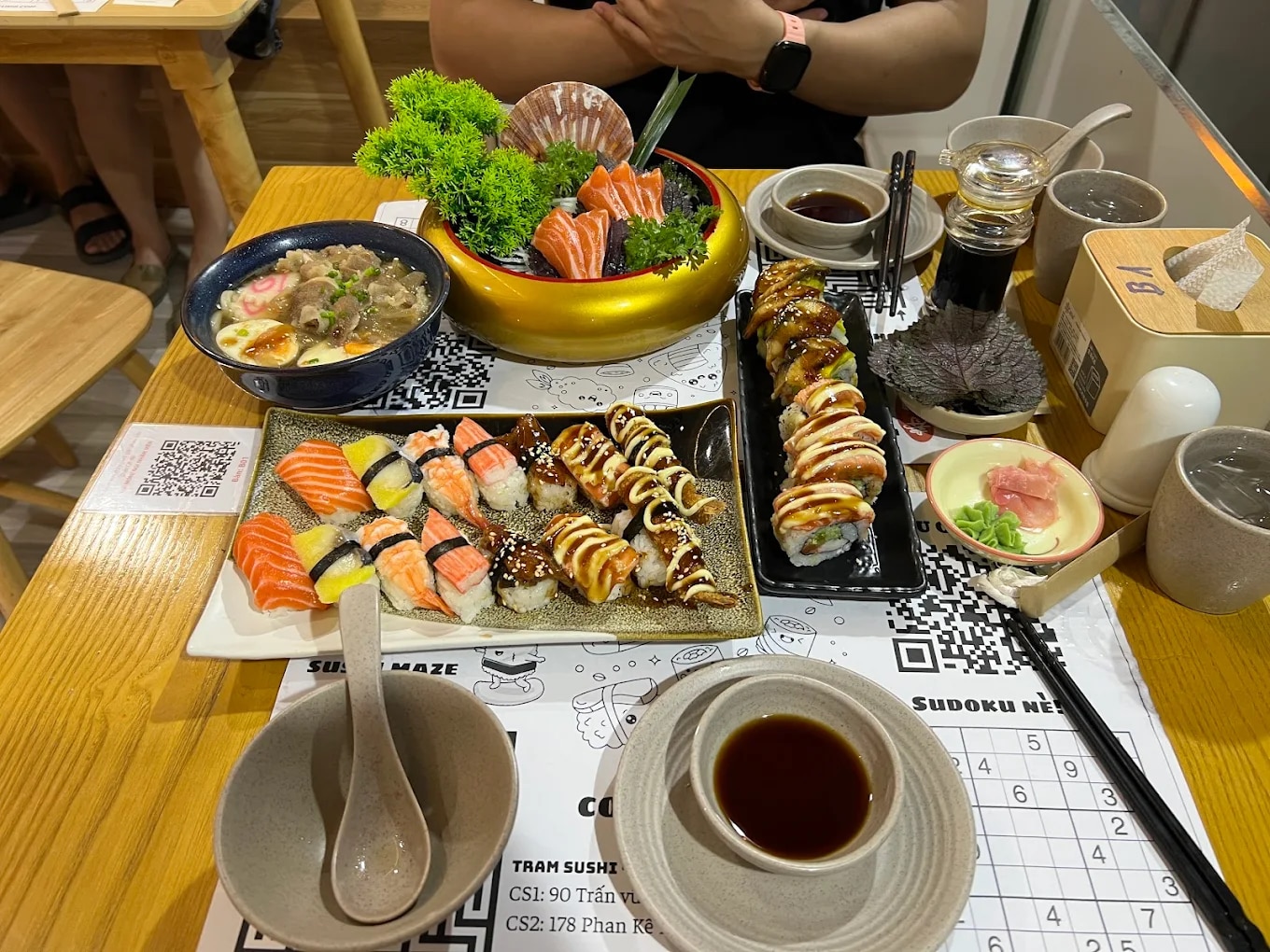 Trạm Sushi chuyên phục vụ các món ăn Nhật Bản chất lượng với giá cả phải chăng